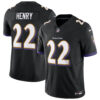 Derrick Henry Baltimore Ravens Black Alternate Vapor F.U.S.E Limited Jersey - All Stitched