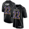 Derrick Henry Baltimore Ravens Black Fashion Game Jersey - All Stitched