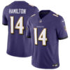 Kyle Hamilton Baltimore Ravens Purple Home Vapor F.U.S.E Limited Jersey - All Stitched