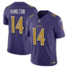 Kyle Hamilton Baltimore Ravens Purple Alternate Vapor F.U.S.E Limited Jersey - All Stitched