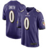 Roquan Smith Baltimore Ravens Purple Home Game Jersey - All Stitched