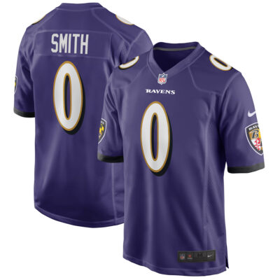 Roquan Smith Baltimore Ravens Purple Home Game Jersey - All Stitched