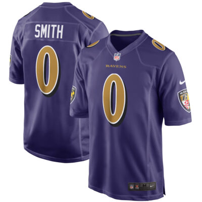 Roquan Smith Baltimore Ravens Purple Alternate Game Jersey - All Stitched