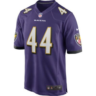 Alternative view of Marlon Humphrey Baltimore Ravens Purple Home Game Jersey - All Stitched