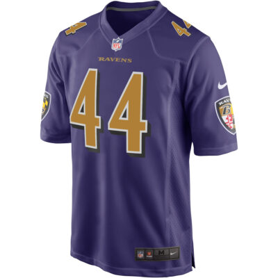 Alternative view of Marlon Humphrey Baltimore Ravens Purple Alternate Game Jersey - All Stitched
