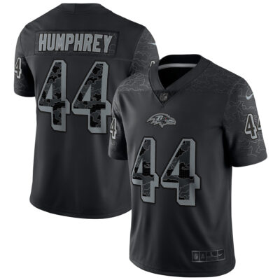 Marlon Humphrey Baltimore Ravens Black RFLCTV Limited Jersey - All Stitched