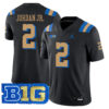 Andre Jordan Jr. UCLA Bruins Football Black Alternate Jersey w/ B1G Patch - All Stitched
