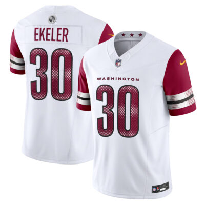 Austin Ekeler Washington Commanders White Vapor F.U.S.E Limited Jersey - All Stitched