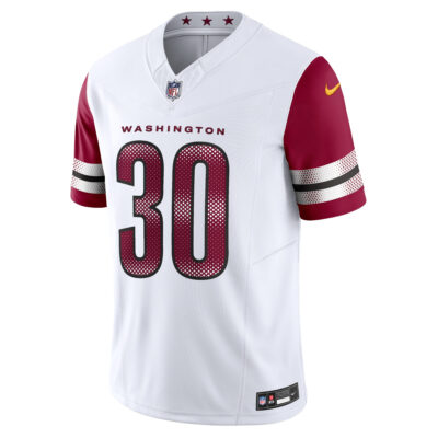 Alternative view of Austin Ekeler Washington Commanders White Vapor F.U.S.E Limited Jersey - All Stitched