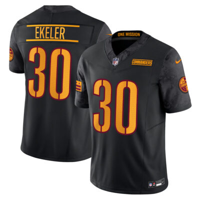 Austin Ekeler Washington Commanders Black Vapor F.U.S.E Limited Jersey - All Stitched