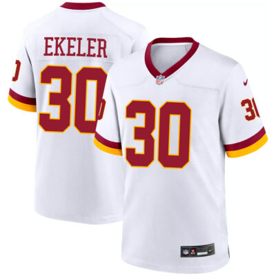 Austin Ekeler Washington Commanders White Alternate Game Jersey - All Stitched