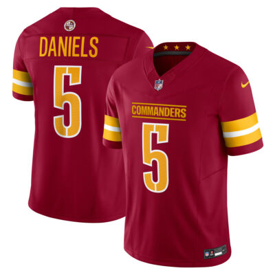 Jayden Daniels Washington Commanders Burgundy Vapor F.U.S.E Limited Jersey - All Stitched