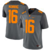 Peyton Manning Tennessee Volunteers Football Smokey Grey Alternate Game Stitched Jersey
