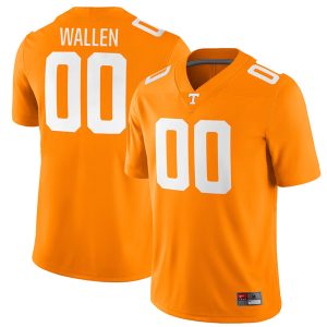 Morgan Wallen Tennessee Volunteers Football Orange Home Game Stitched Jersey