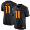 Jalin Hyatt Tennessee Volunteers Football Black Alternate Game Stitched Jersey