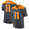 Jalin Hyatt Tennessee Volunteers Football Anthracite Game Stitched Jersey