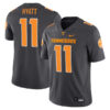 Jalin Hyatt Tennessee Volunteers Football Alternate Anthracite Stitched Jersey
