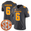 Alvin Kamara Tennessee Volunteers Football Alternate Anthracite Stitched Jersey w/ SEC Patch