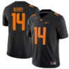 Eric Berry Tennessee Volunteers Football Black Alternate Game Stitched Jersey
