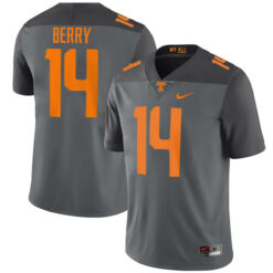 Eric Berry Tennessee Volunteers Football Smokey Grey Alternate Game Stitched Jersey