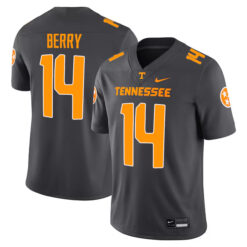 Eric Berry Tennessee Volunteers Football Alternate Anthracite Stitched Jersey