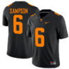 Dylan Sampson Tennessee Volunteers Football Black Game Stitched Jersey