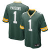 Micah Parsons Green Bay Packers Green Home Game Jersey - All Stitched