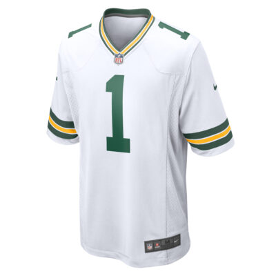 Alternative view of Micah Parsons Green Bay Packers White Road Game Jersey - All Stitched