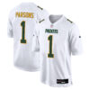 Micah Parsons Green Bay Packers White Fashion Game Jersey - All Stitched