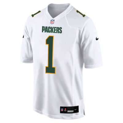 Alternative view of Micah Parsons Green Bay Packers White Fashion Game Jersey - All Stitched