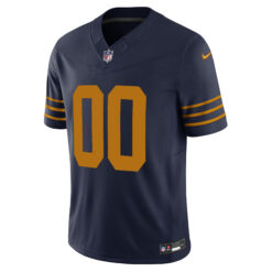 Alternative view of Custom Green Bay Packers Navy 1923 Classic Vapor F.U.S.E Limited Jersey - All Stitched