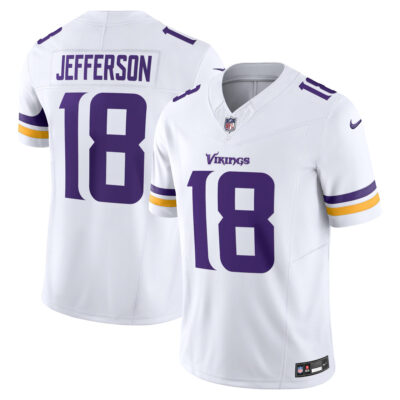Justin Jefferson Minnesota Vikings White Away Vapor F.U.S.E Limited Jersey - All Stitched