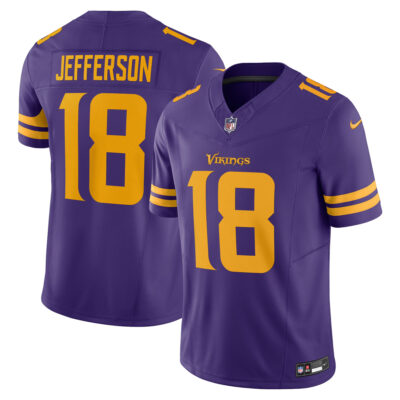 Justin Jefferson Minnesota Vikings Purple Alternate Vapor F.U.S.E Limited Jersey - All Stitched