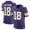 Justin Jefferson Minnesota Vikings Purple Classic Vapor F.U.S.E Limited Jersey - All Stitched