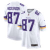 T.J. Hockenson Minnesota Vikings White Away Game Jersey - All Stitched