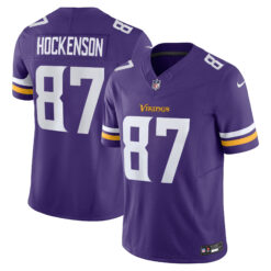 T.J. Hockenson Minnesota Vikings Purple Home Vapor F.U.S.E Limited Jersey - All Stitched