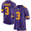 Jordan Addison Minnesota Vikings Purple Alternate Game Jersey - All Stitched