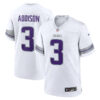 Jordan Addison Minnesota Vikings White Winter Classic Warrior Game Jersey - All Stitched