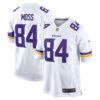 Randy Moss Minnesota Vikings White Away Game Jersey - All Stitched