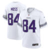 Randy Moss Minnesota Vikings White Winter Classic Warrior Game Jersey - All Stitched