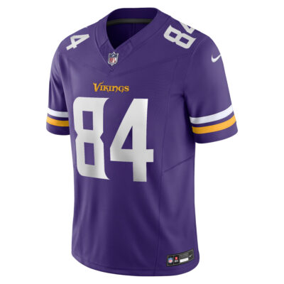 Alternative view of Randy Moss Minnesota Vikings Purple Home Vapor F.U.S.E Limited Jersey - All Stitched
