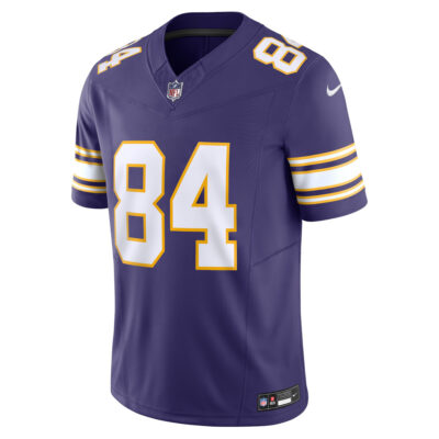 Alternative view of Randy Moss Minnesota Vikings Purple Classic Vapor F.U.S.E Limited Jersey - All Stitched