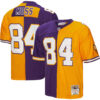 Randy Moss Minnesota Vikings Purple Gold Split Legacy Jersey - All Stitched