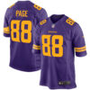 Alan Page Minnesota Vikings Purple Alternate Game Jersey - All Stitched