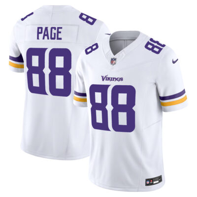 Alan Page Minnesota Vikings White Away Vapor F.U.S.E Limited Jersey - All Stitched
