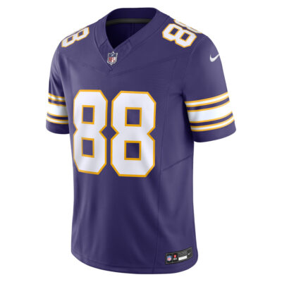 Alternative view of Alan Page Minnesota Vikings Purple Classic Vapor F.U.S.E Limited Jersey - All Stitched
