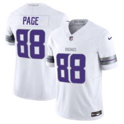 Alan Page Minnesota Vikings White Winter Classic Warrior Vapor F.U.S.E Limited Jersey - All Stitched