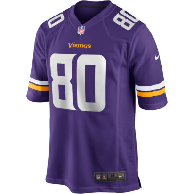 Alternative view of Cris Carter Minnesota Vikings Purple Home Game Jersey - All Stitched