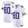 Cris Carter Minnesota Vikings White Away Vapor F.U.S.E Limited Jersey - All Stitched