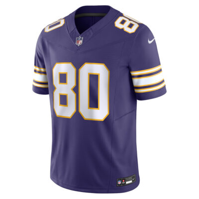 Alternative view of Cris Carter Minnesota Vikings Purple Classic Vapor F.U.S.E Limited Jersey - All Stitched